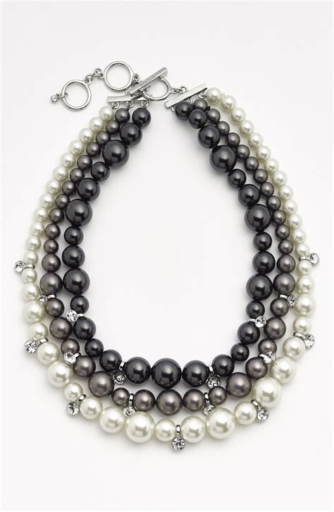 Givenchy Faux Pearl Necklace 